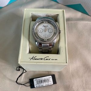 Kenneth Cole KC4923 Silver Women's Dial Watch - needs battery